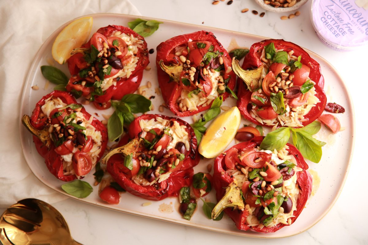 Greek Orzo Stuffed Capsicums | Brancourts