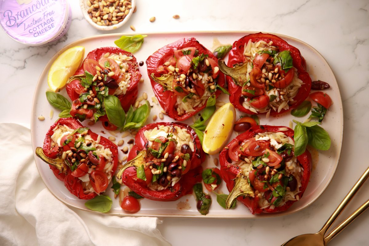 Greek Orzo Stuffed Capsicums | Brancourts